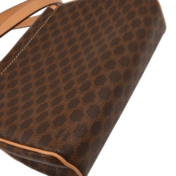 Celine Brown Macadam Shoulder Bag - Picture 3 of 10